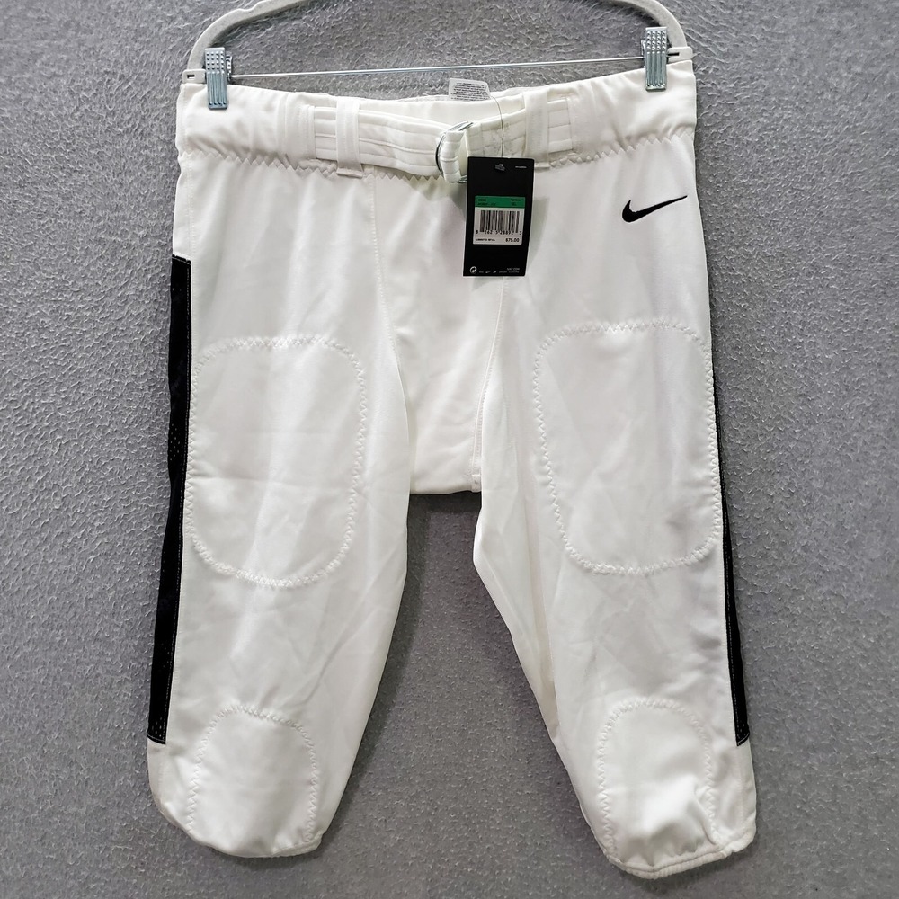 Nike‎ Men Activewear Pants XL White Football Logo Swoosh NWT
